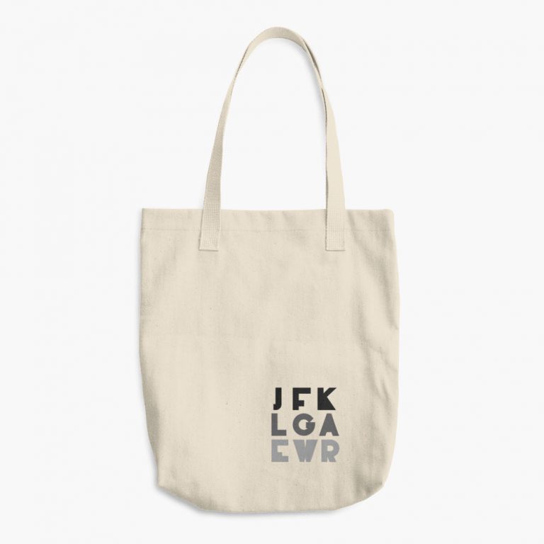 NYC Airports Cotton Tote