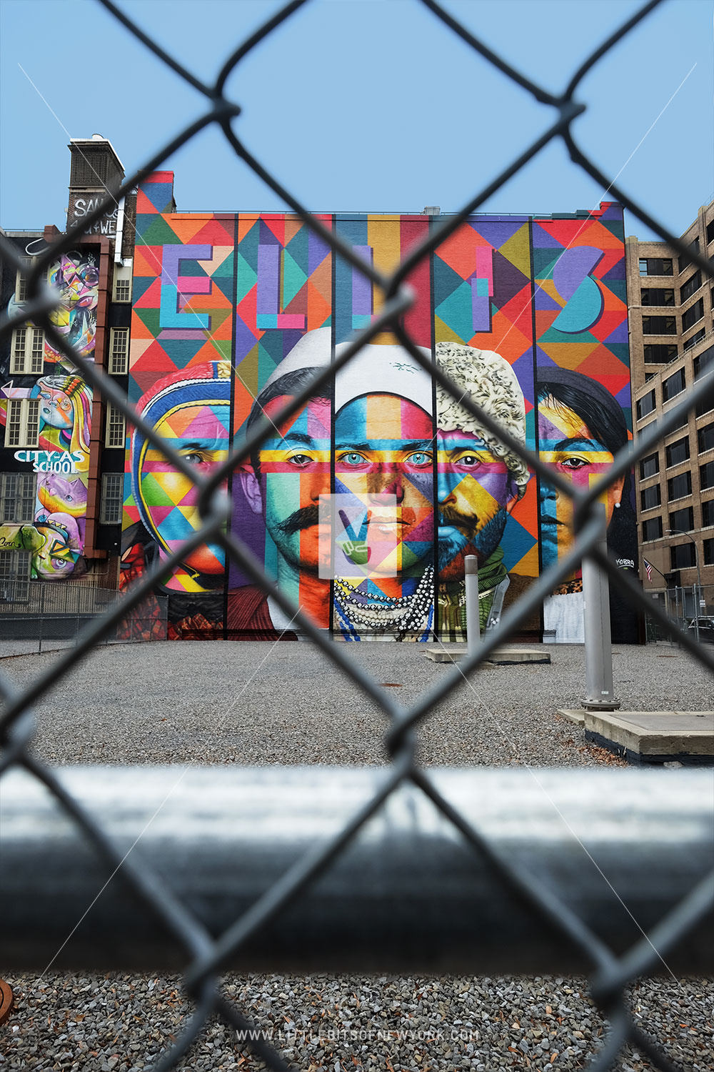Eduardo Kobra Mural: Ellis Island
